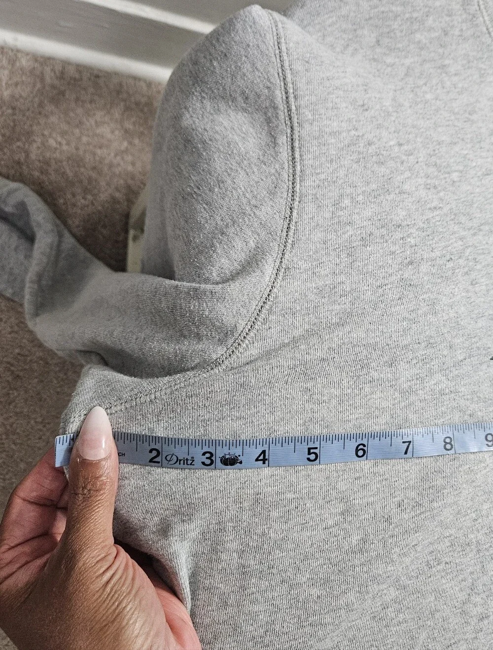 Lrg Gray Crewneck Sweatshirt with Black Geometric Tree Graphic Unisex